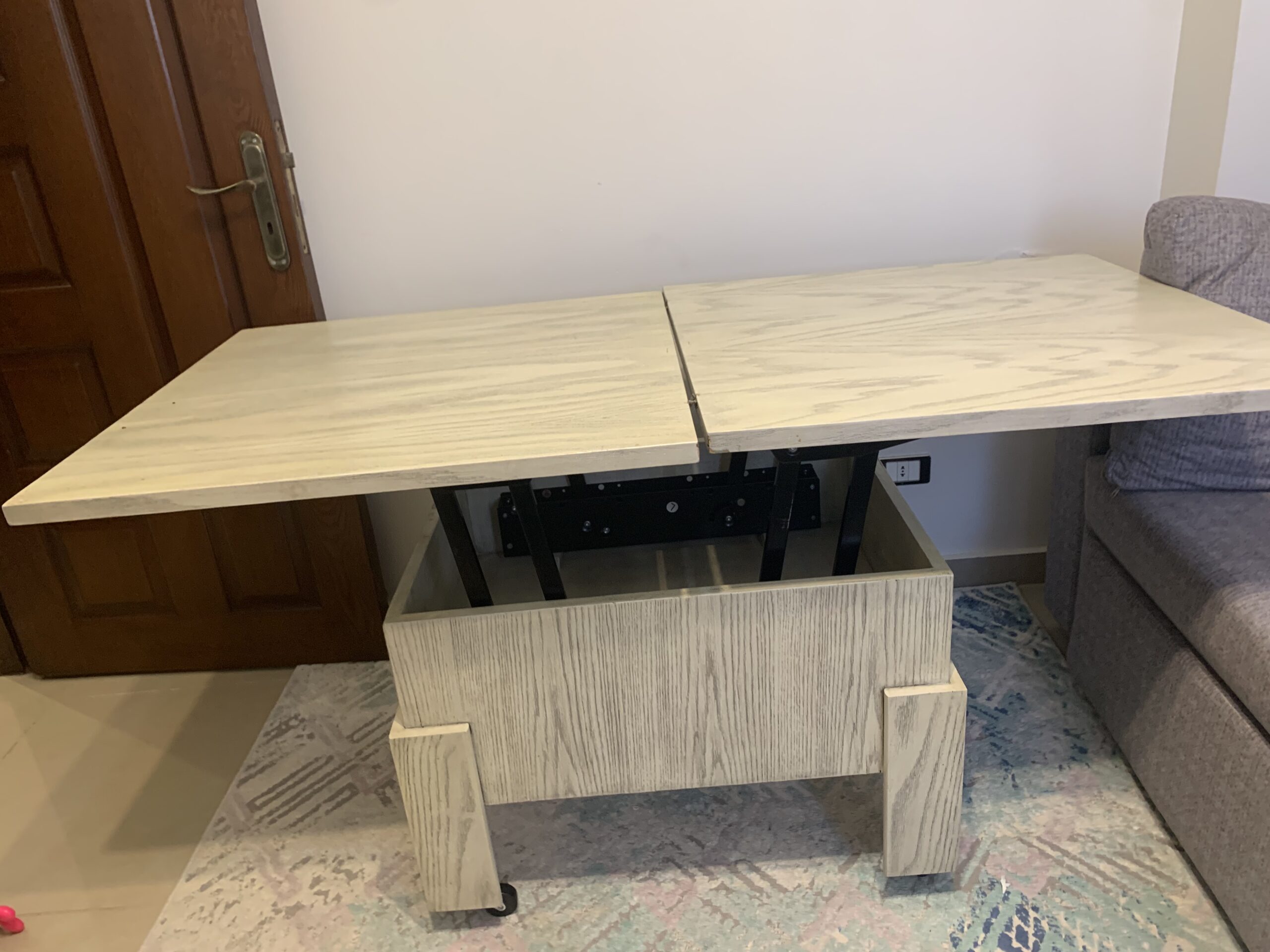 2-in-1 center table and dining table