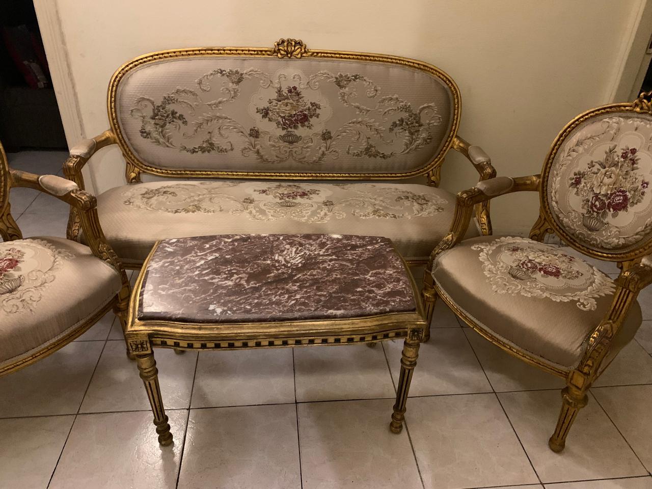 French Gilded Salon Set thumbnail