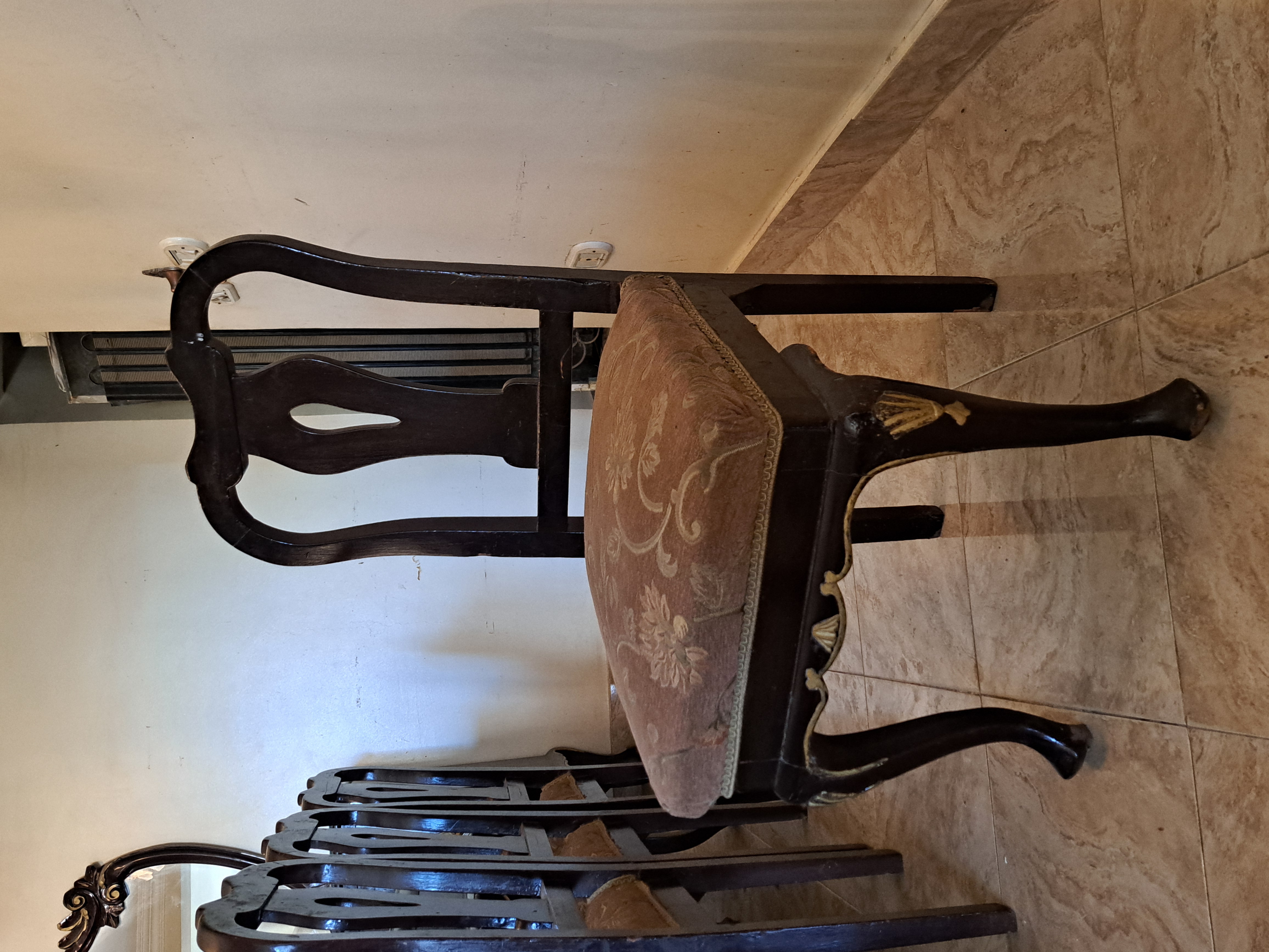 Vintage 10-Seater Dining Table Set thumbnail