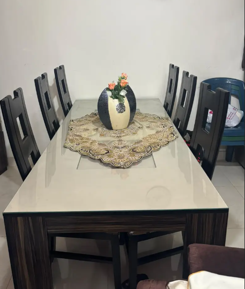 سفرة ٦ كراسي + نيش