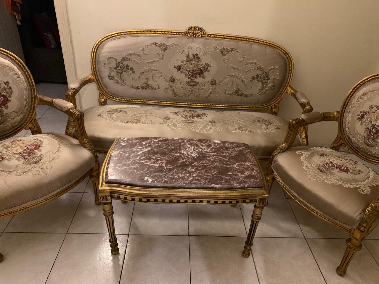 French Gilded Salon Set thumbnail
