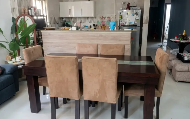 غرفة سفرة زان خشب تقيل 6 كراسي | Dining Table Set 6 Chair