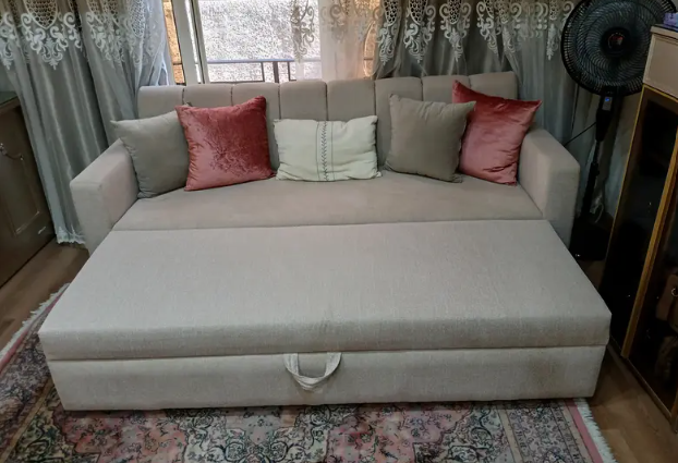 كنبة سرير ميكانيزم جديدة (ركنة) 90×130 | Brand New Sofa Bed Mechanism thumbnail