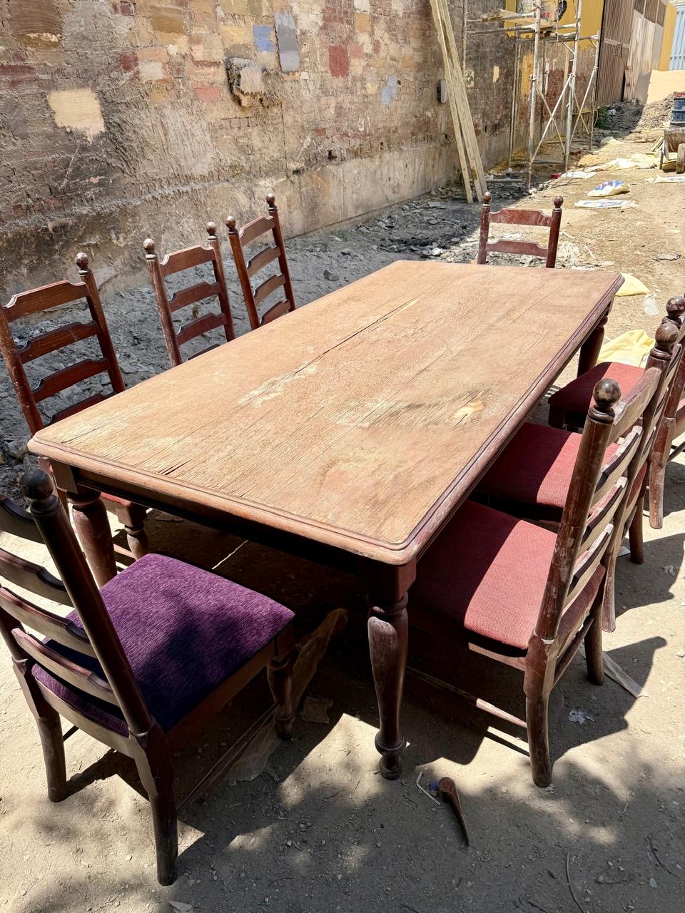 Wooden dining room set