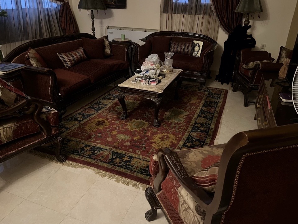 أنتريه خشب زان ٦ قطع