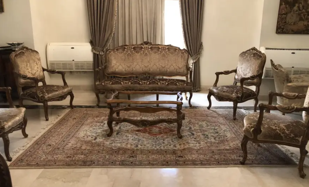 جديد: صالون 6 قطع (4 كراسي، كنبة، وترابيزة) - New: Salon 6 pieces