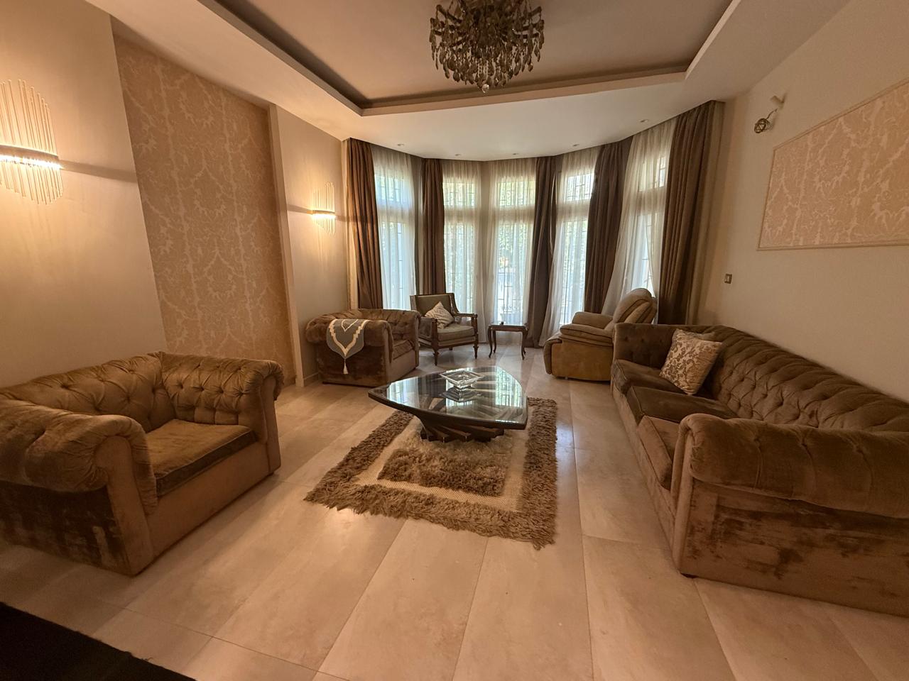 عماد الدين · صالون مودرن كامل  chesterfield style
